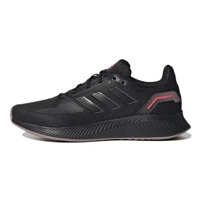 Runfalcon 2.0 Comfortable Simple Fabric Non-Slip Durable Low-Top Marathon Running Shoes Women Sneaker Black GX8250