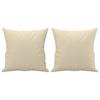 Vidaxl 3-Seater Sofa With Cushions, Cream, 180 Cm, Fabric