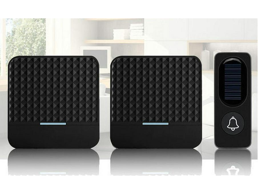 Campainha Digital Sem Fio com Música e Controle Remoto - Estilo Europeu/Americano