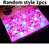 Led Christmas Halloween Light Toy Ring With Flashing Children Interactive Play