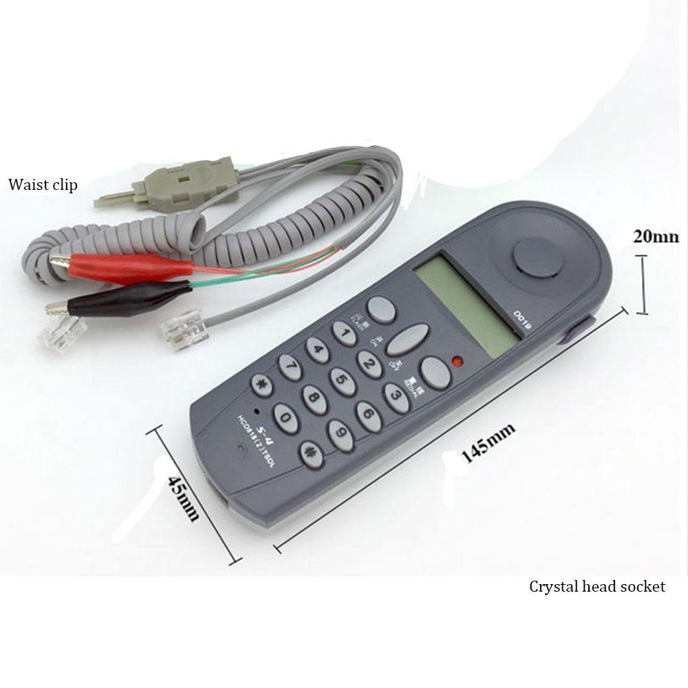 Grey Network Cable Tester  Cable Set Tool D019 Check Lineman Cable  Line Fault