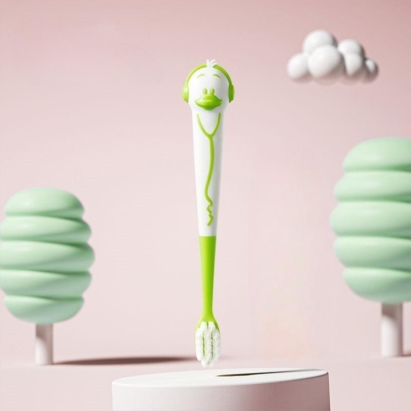 Children Cartoon Ultra Soft Toothbrush Kids Training Toothbrush Tooth Cleaning Dental Care Toothbrush Floss 3-12years Old