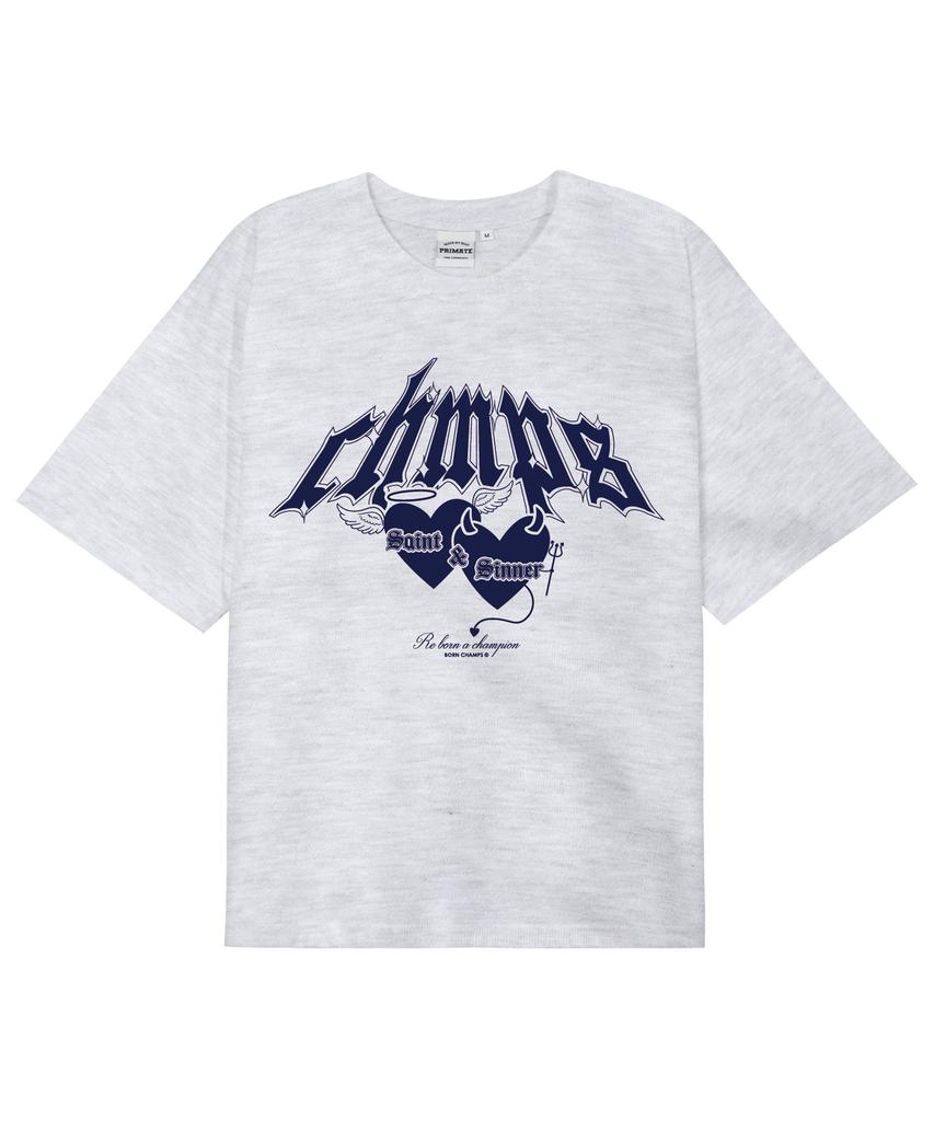 BORN CHAMPS [8 Colors] Duality Oversized Short Sleeve T-Shirt (Type B)