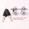Motorcycle Saddlebag Locks 2 Keys Upgrade Kit Replacement Universal Mounting Hard Saddle Bags