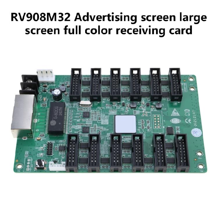 Full Color LED Screen Control Card RV908M32 Display Receiving Card Strong Compatibility Led Display Control Card