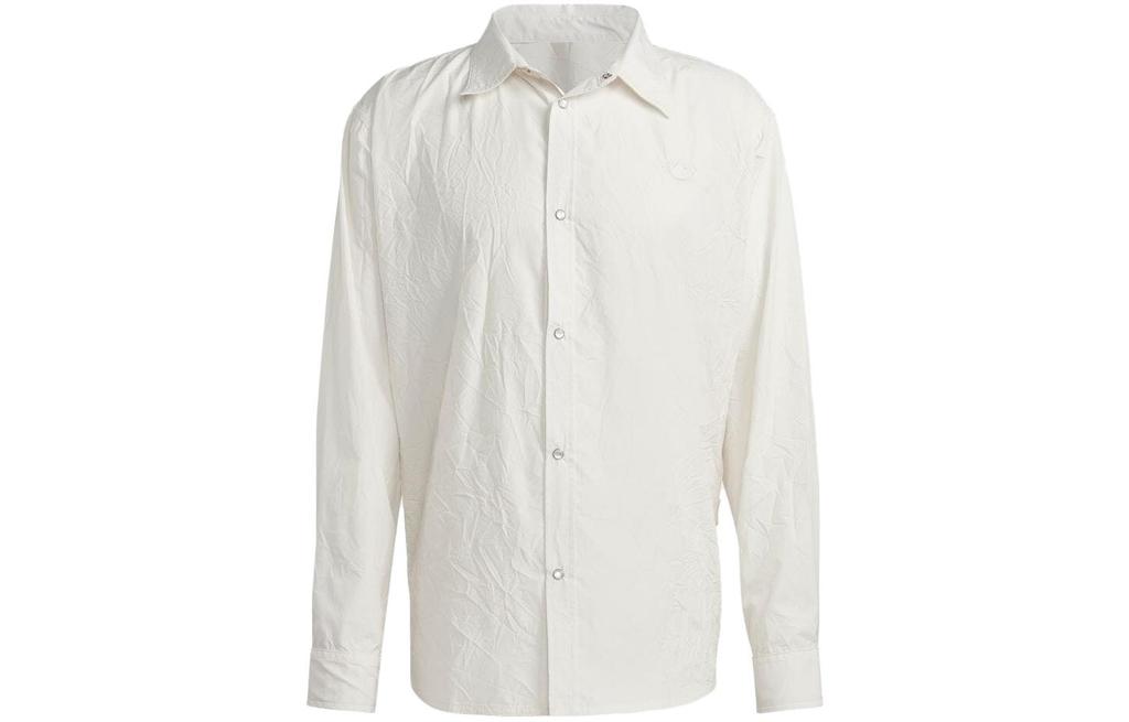 Adidas Shirts Men's Cloud White Lapel Moderate Shirt IA2437