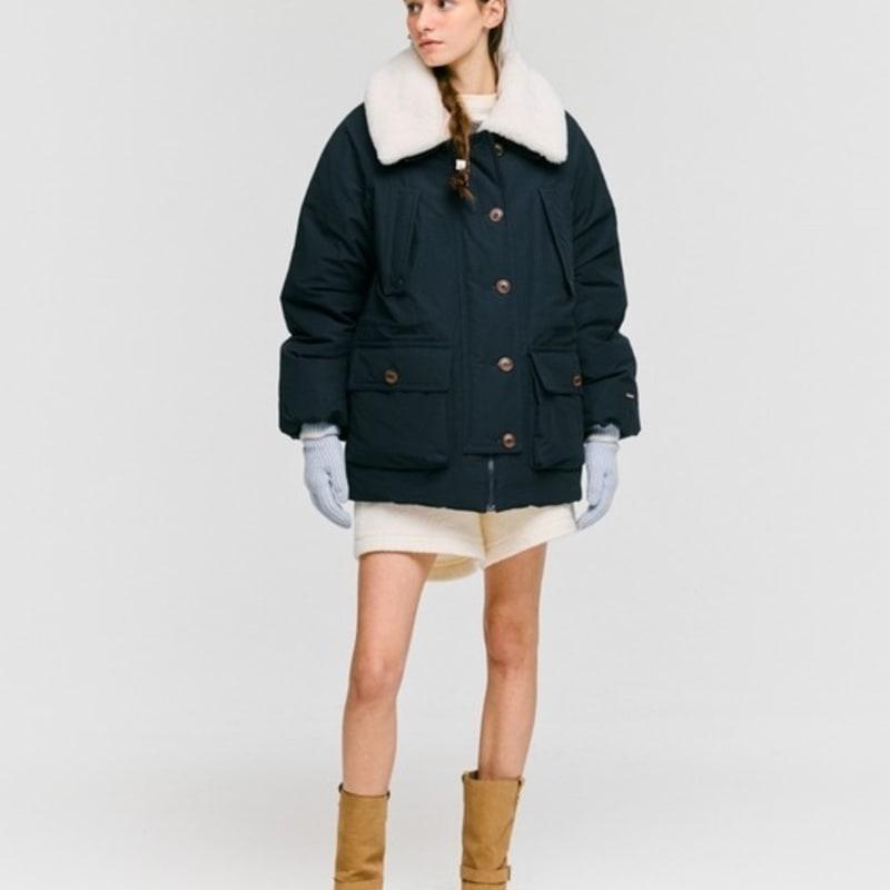 DEPOUND Line Knit Gloves - Skyblue