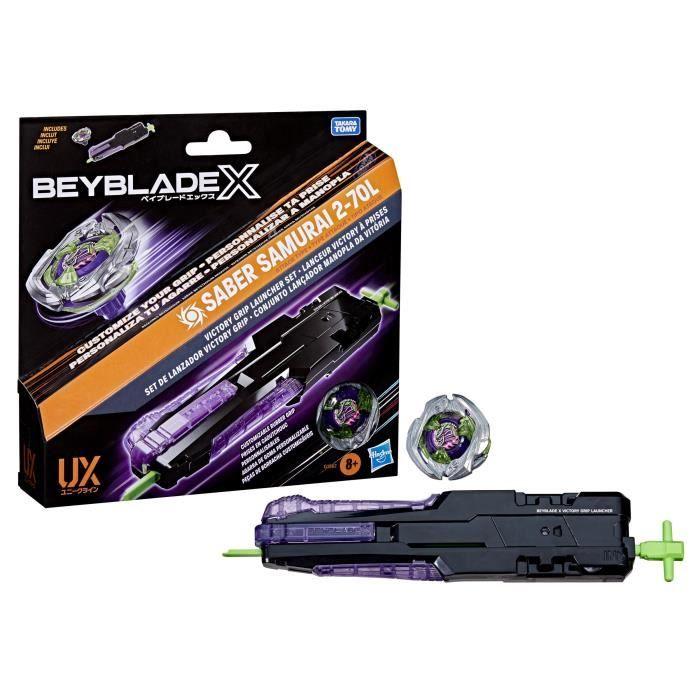Beyblade X, Набор с пусковым устройством Victory и волчком атакующего типа с правым вращением, боевые волчки, от 8 лет
