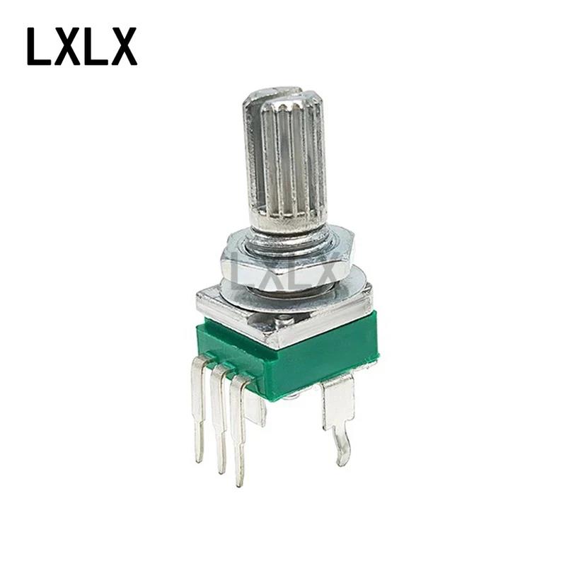 50PCS RK097 Potentiometer B2K~1M Ohm B2K 5K 10K 20K 50K 100K 500K 1M Ohm 3Pin 15mm Shaft Vertical Single Turn for Audio DIY