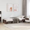 Vidaxl Bett Ohne Matratze, Eiche Braun, 75X190 Cm