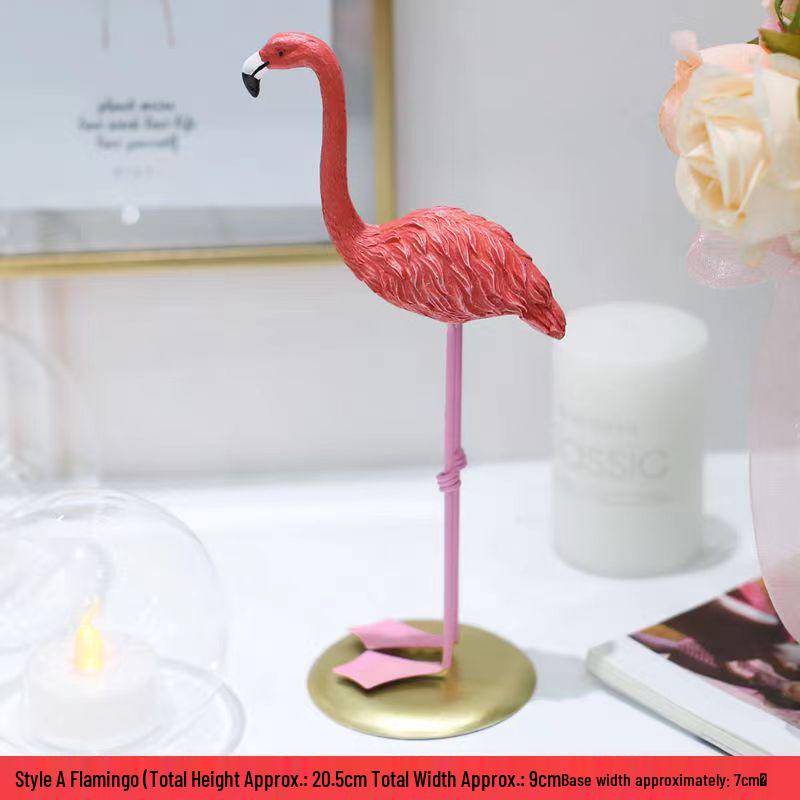 Creative Flamingo Ornament for Home, Living Room, or Bedroom Decor