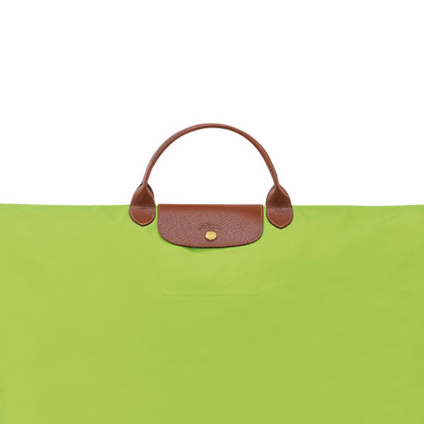 New LONGCHAMP Le Pliage Canvas With Leather Trim Travel Bag Handbag Extra Large Men's Green 1625089355