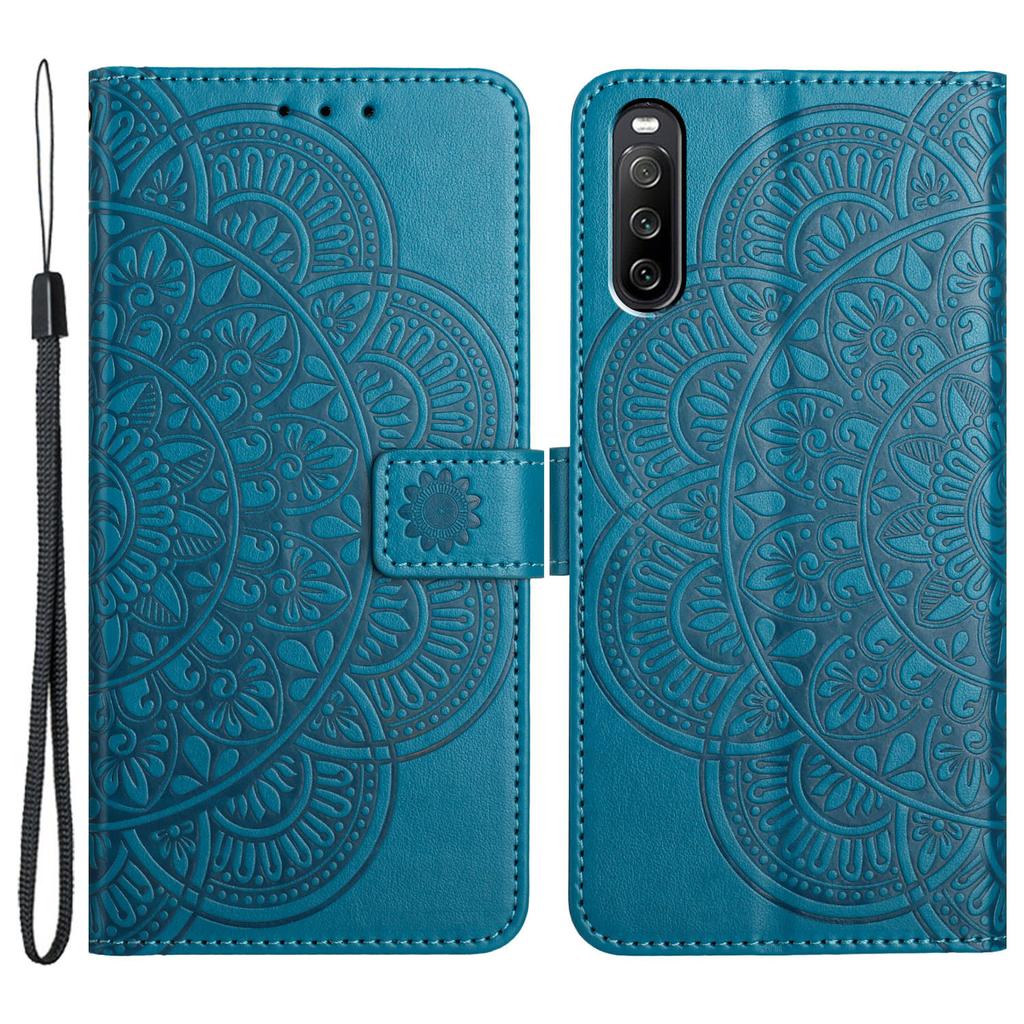 For Sony Xperia 10 V Case Magnetic Closure Handbag Leather Phone Cover