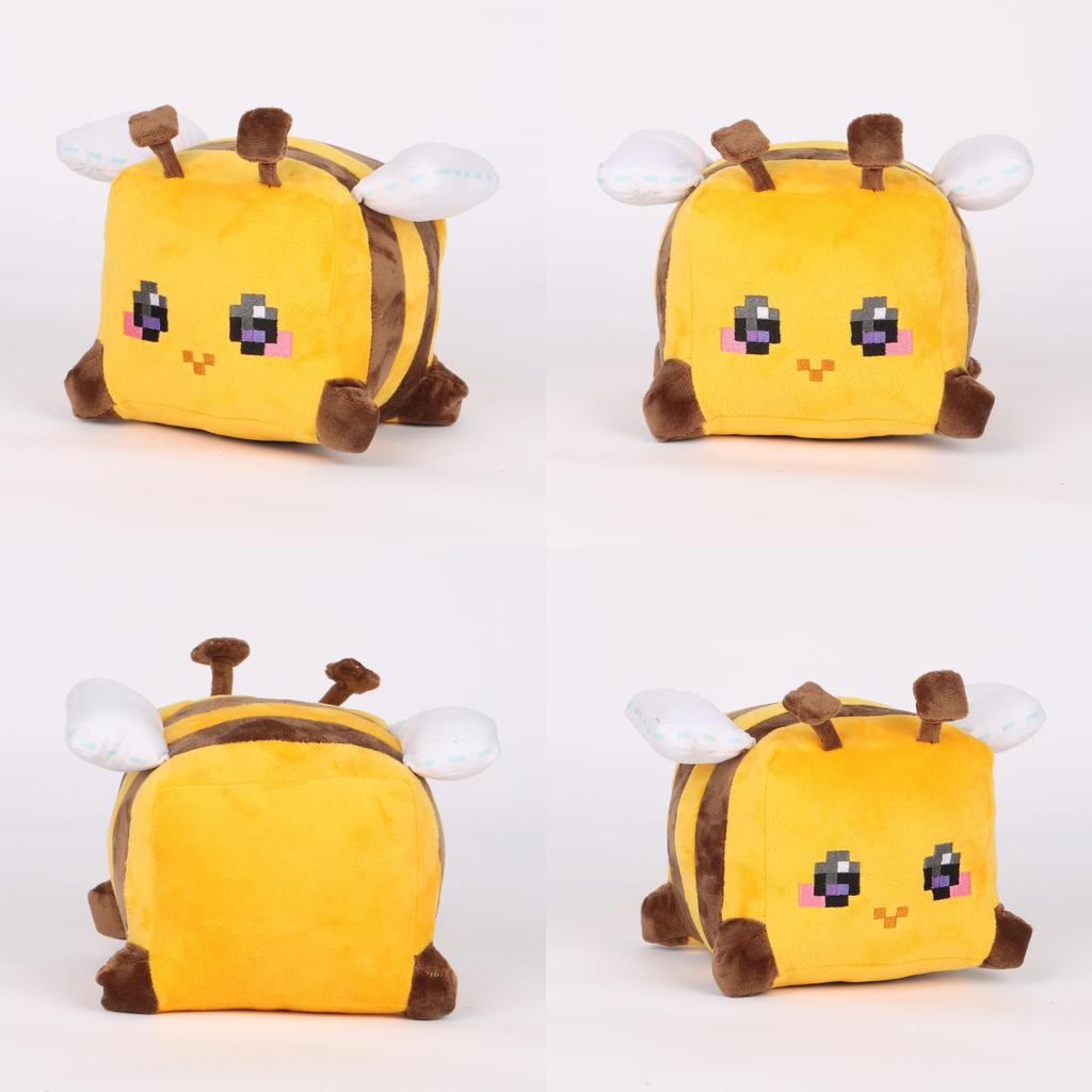 Hytale Bee Plush Toy With Short Pile Fabric For Kids And Collection