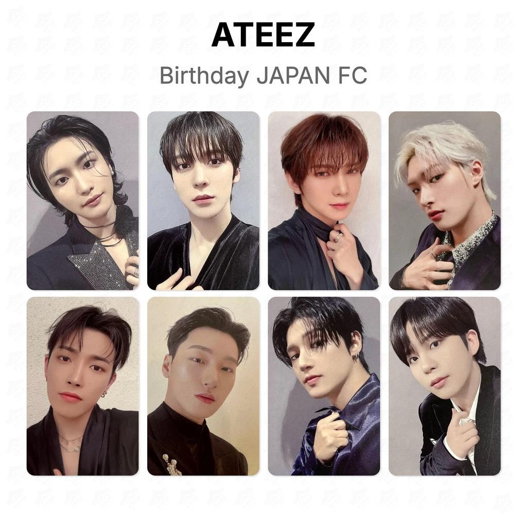 ATEEZ Birthday JAPAN FC Official Photocard