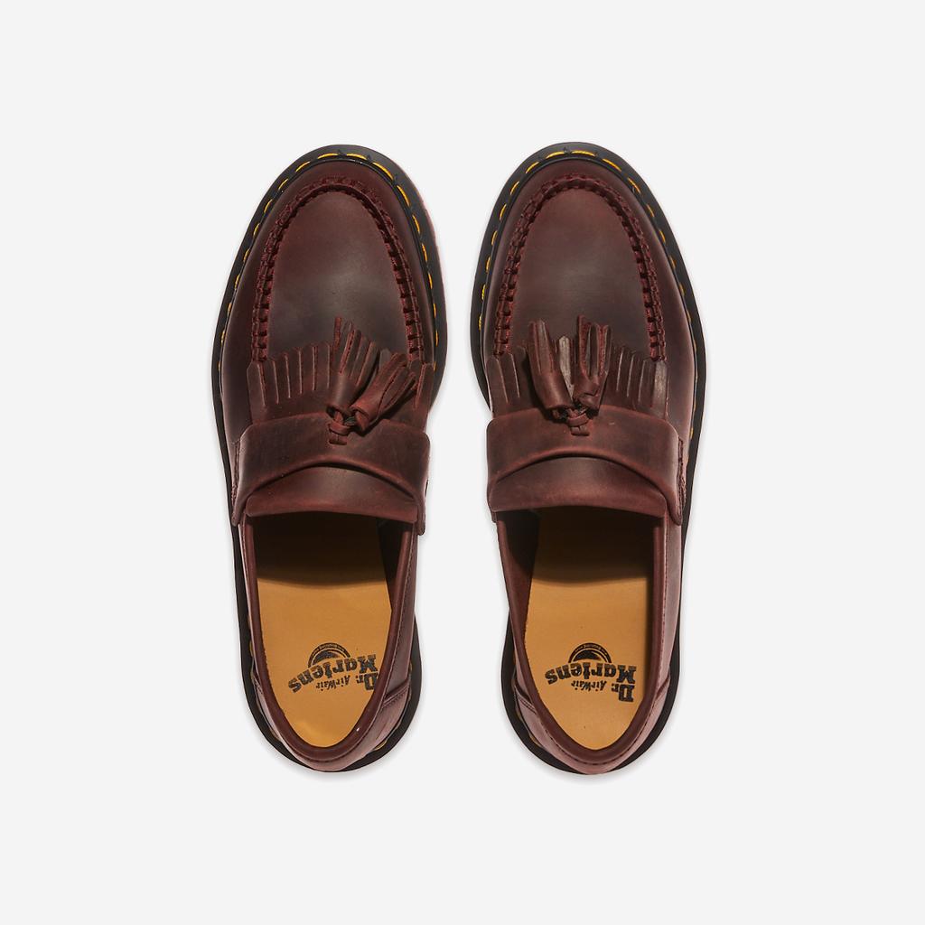 [Dr. Martens] Adrian Tassel Loafer [DMT30917600-CHERRY RED CRAZY HORSE]