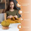 Wood Yarn Ball Holder Manual Yarn Dispenser Holder Winder Knitting Yarn Ball Storage Winder for Knitting Accessories