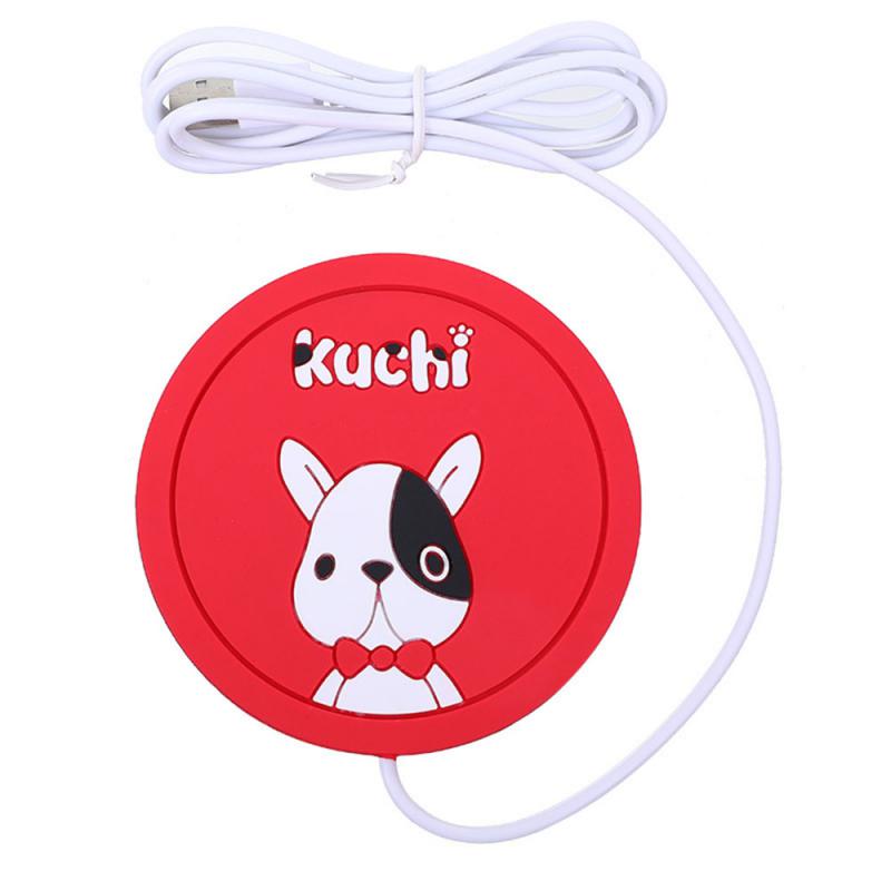 Heated Mugs Heating Coaster Cocina Cute Usb Warmer Anti-skid Electric Warmer Mat Kitchen Accessories Tools Thermal Portable
