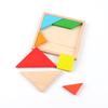 Tangram Educational Wooden Jigsaw Puzzle - First Grade Math Teaching Aid