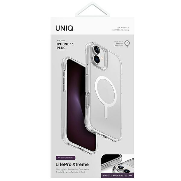 Etui do iPhone 16 Plus Uniq LifePro Xtreme Magclick Clear