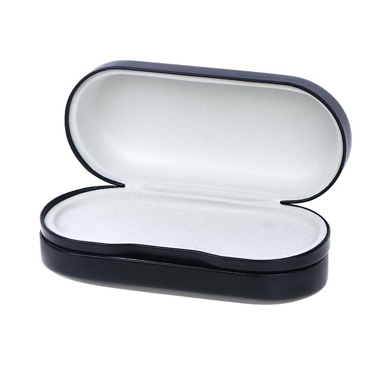 Double Interlayer Metal Eyewear Case Leather Frame Glasses Case Storage Double Layer Mirror Box