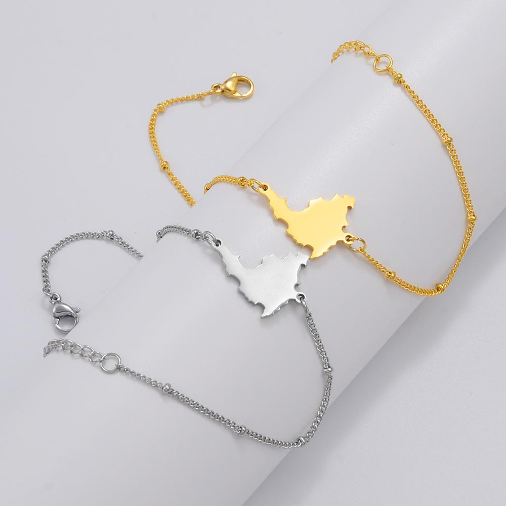 Anniyo 18CM Sint Maarten and Saint-Martin Ball Chain Bracelets Women Saint Martin SXM Jewelry Ethnic Bangle @315621
