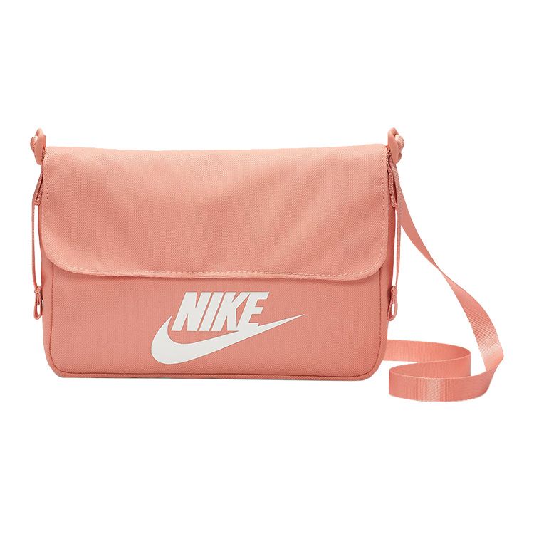 Nike Classic Minimalist Casual Large Logo Polyester Shoulder Bag Crossbody Bag Women bags Light-Crimson Root-Brown CW9300-824 Light Madder Root Umber 4900₽