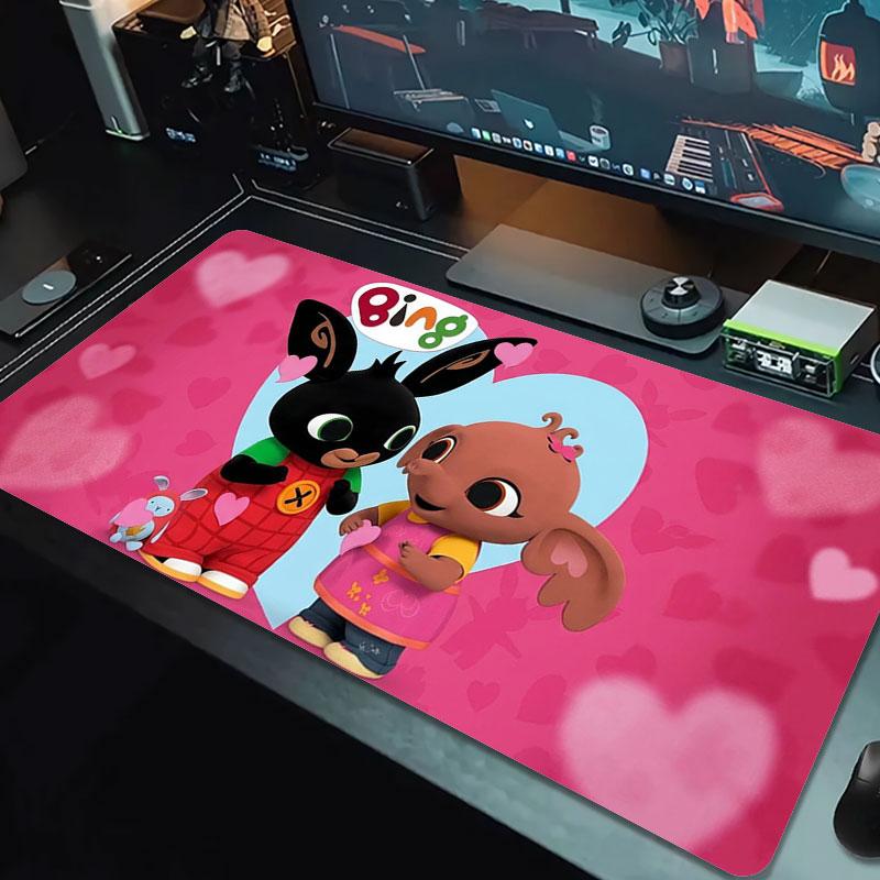 Bing Large Size Mouse Pad Large Gaming Table Cushion Non-slip Laptop Tablet Big Mousepad XXL Mat Mini PC Playmat With Lock edge