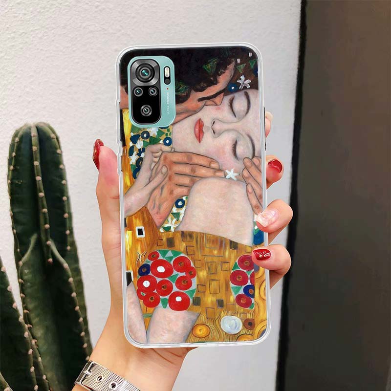 Kiss by Gustav Klimt Desig For Xiaomi Redmi Note 14 13 12 11 Pro Plus Phone Case 14S 12S 11S 11E 11T 10S 10 9S Fundas Cover Coqu