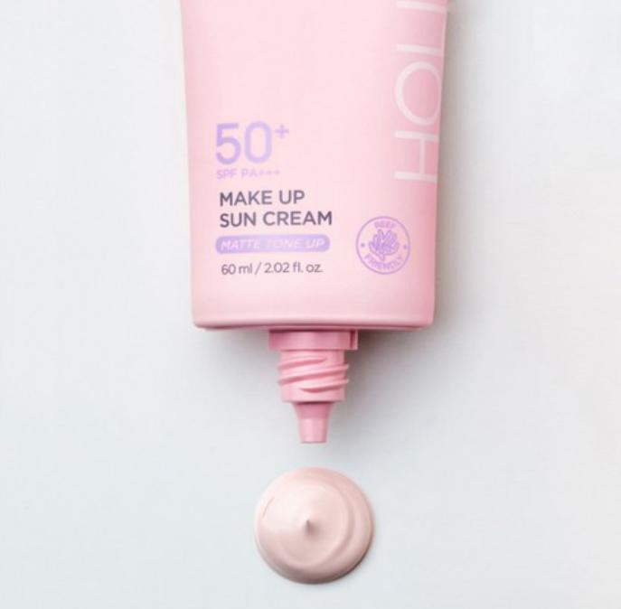 Holika Holika Makeup Sun Cream SPF50+ PA+++ 60ml – Oil Control & Moisture Types