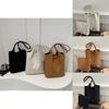 Stylish Large Capacity Tote Bag For Women With Chic Minimalist Design In Black White Or Brown