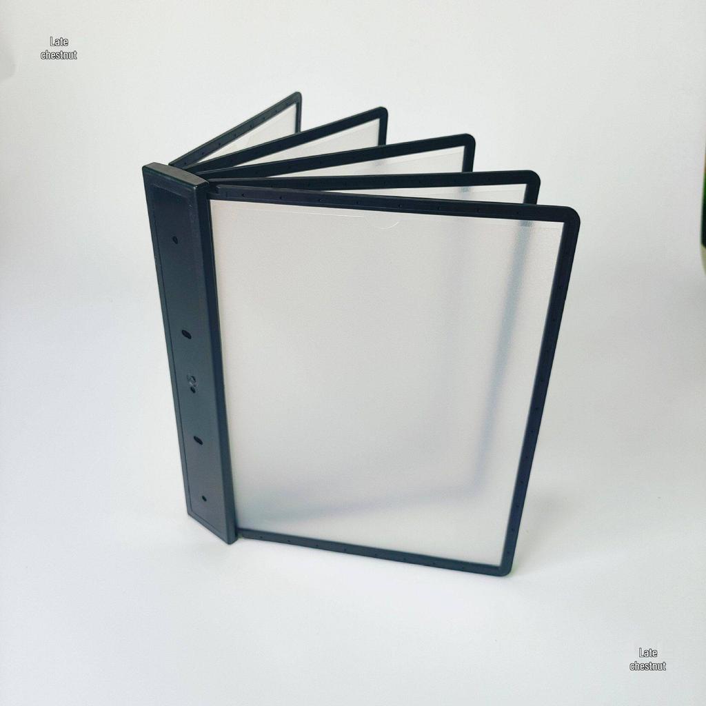 Wall-Mounted Magnetic A4 Flip Folder Document Organizer Display Stand