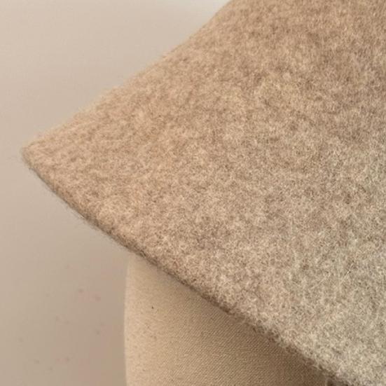 Rybářský klobouk Nastavitelný Vlněný Zimní Teplý Klobouk Dámský Ležérní Klobouk Bucket s Širokou Krempou Všestranný Doplněk