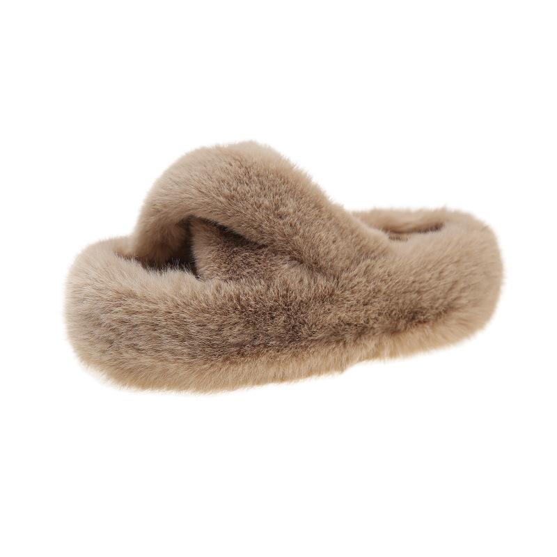 Mao Mao slippers women wear autumn new thick bottom height cm small autumn and winter home cotton slippers