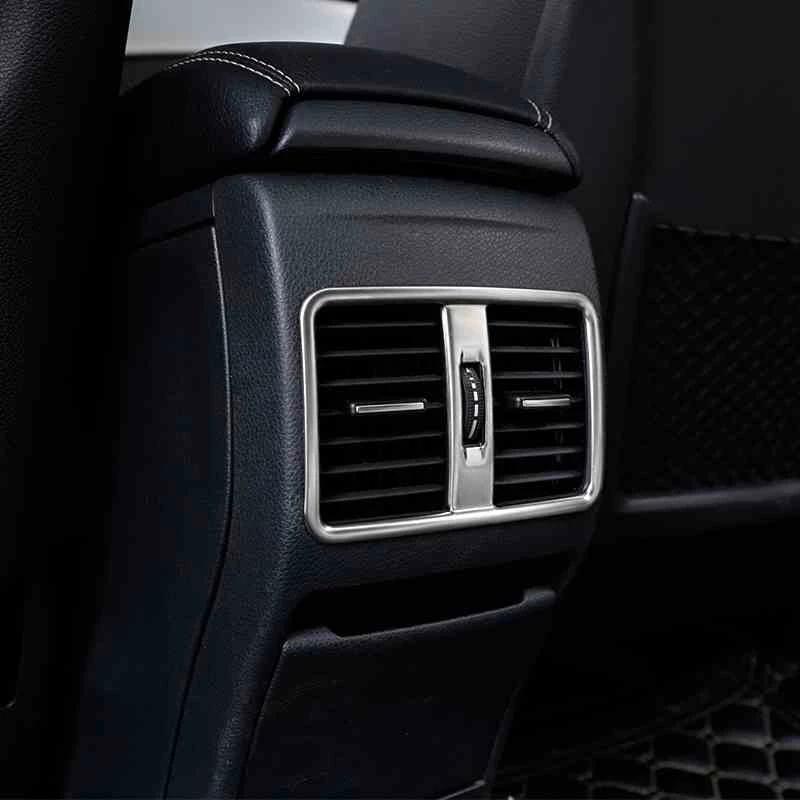 Car Air Outlet Trim For Mercedes Benz A B Class GLA CLA 200 220 260 ABS Rear Air Conditioning Vent Outlet Frame Car Decoration