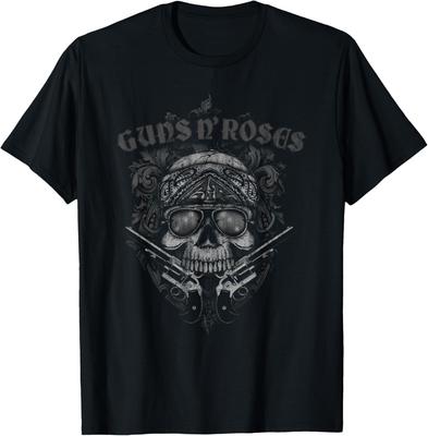 Guns N' Roses Skull Floral T-Shirt T-Shirt
