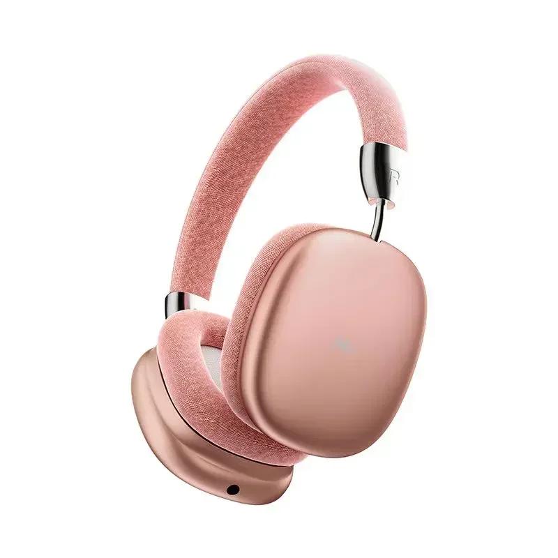 

Bluetooth Wireless Earphones 4D Stereo HiFi Gaming Earphones Headset Smart Noise Cancelling Earphones Sports Stereo Earphones рожевий