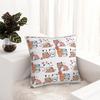 Bear And Panda Bubu Dudu Kawaii Pillowcase Double-Sided Printing Cushion Cover Decoration Pillow Case Cover Bedroom Square 45X45