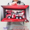 Literary Car Play: Fire Truck Simulation Toy with Sound, Light & Story – Inertial Ladder Truck for Kids