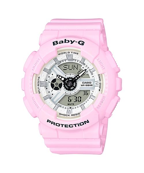 

Casio Baby-G Women s Resin 100M Water Resistant Analog Shock Resistant Quartz Watch BA-110BE-4A красный