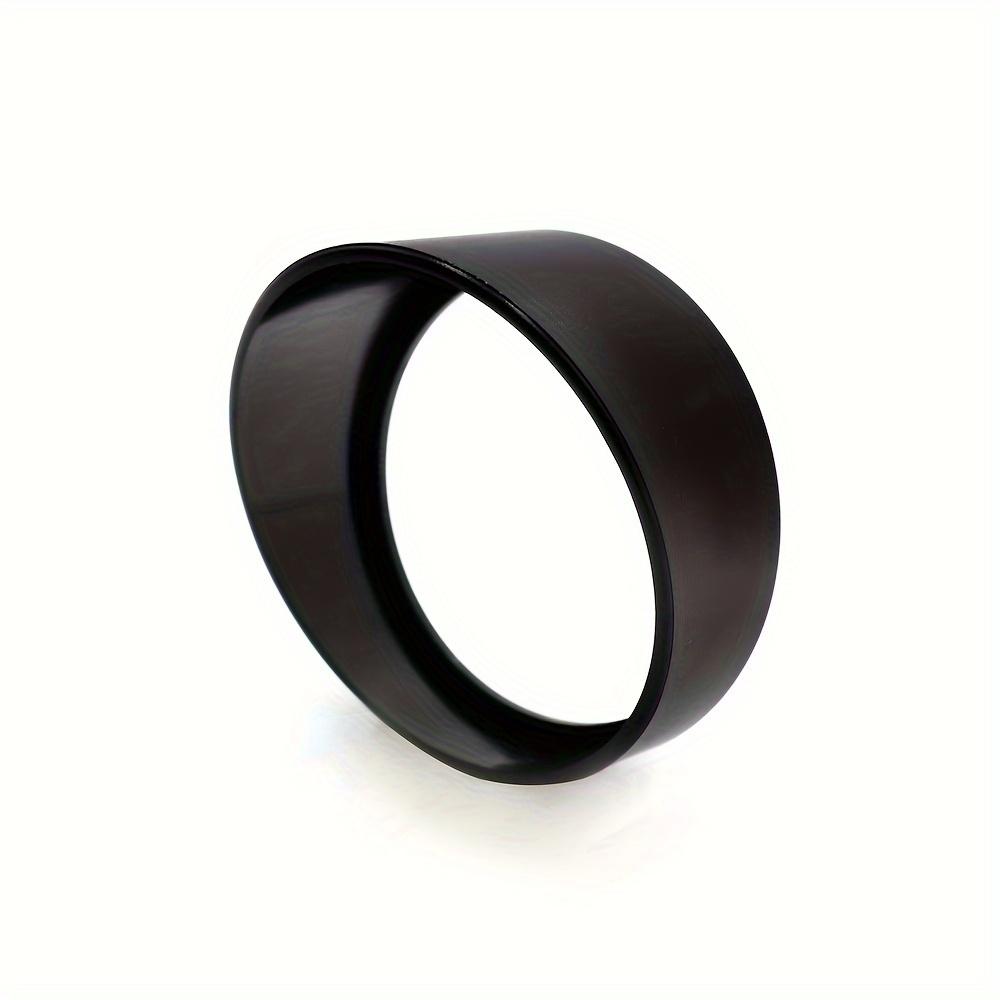 52mm Gauge Sun Visor Cap Sleek Black ABS Light Shield for Enhanced Driving Comfort & Precision