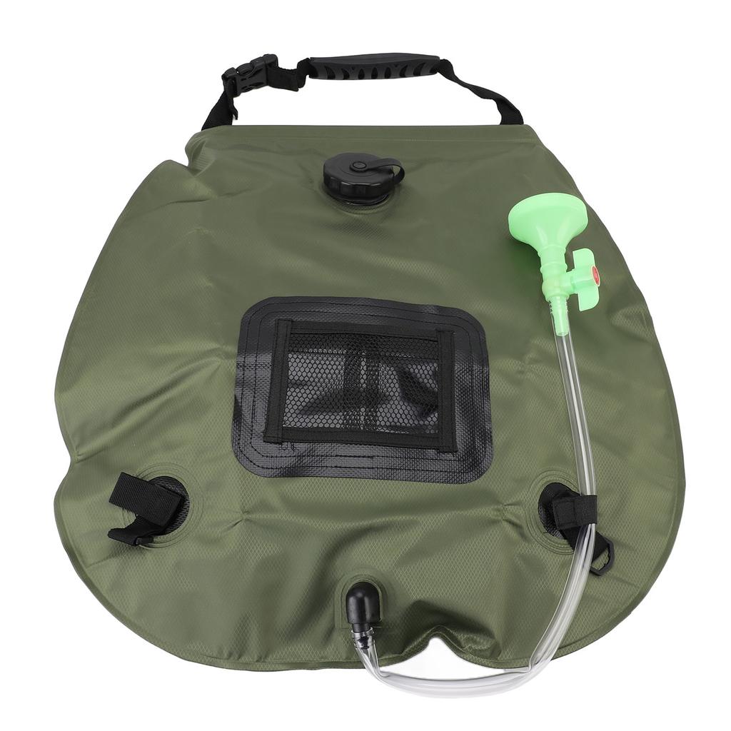 20L Duschbeutel Leicht Tragbar Camping Bade Duschbeutel für Outdoor OD Grün