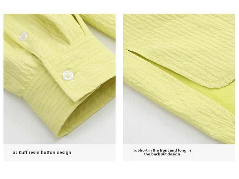 Women's Textured Spring Cardigan - Plus Size, High-Low Design, UV Protection (Style 62826)