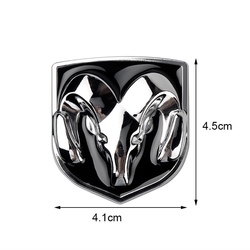 3D Metal Car Body Stickers Badge Decor Decals Auto Outside Accessories For Dodge Durango Caliber Dakota Neon SXT Nitro Ram Dart