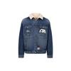 Evisu Aw23 Quirky Buddha Head And Oil Can Print Loose Denim Jacket Men jackets Denim-Blue 2EAHTM3DJ8069LFSQ