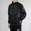 Nike Leichte NBA Los Angeles Lakers Sportjacke Herren Jacke Schwarz CJ7115-010