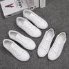 2024 Autumn Woman Shoes Fashion New Woman PU Leather Shoes Ladies Breathable Cute Heart Flats Casual Shoes White Sneakers 788