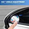 2pcs Car rearview mirror rain eyebrow small round mirror For Nissan X-trail Qashqai Note Juke Sentra Patrol Almera Navara Leaf