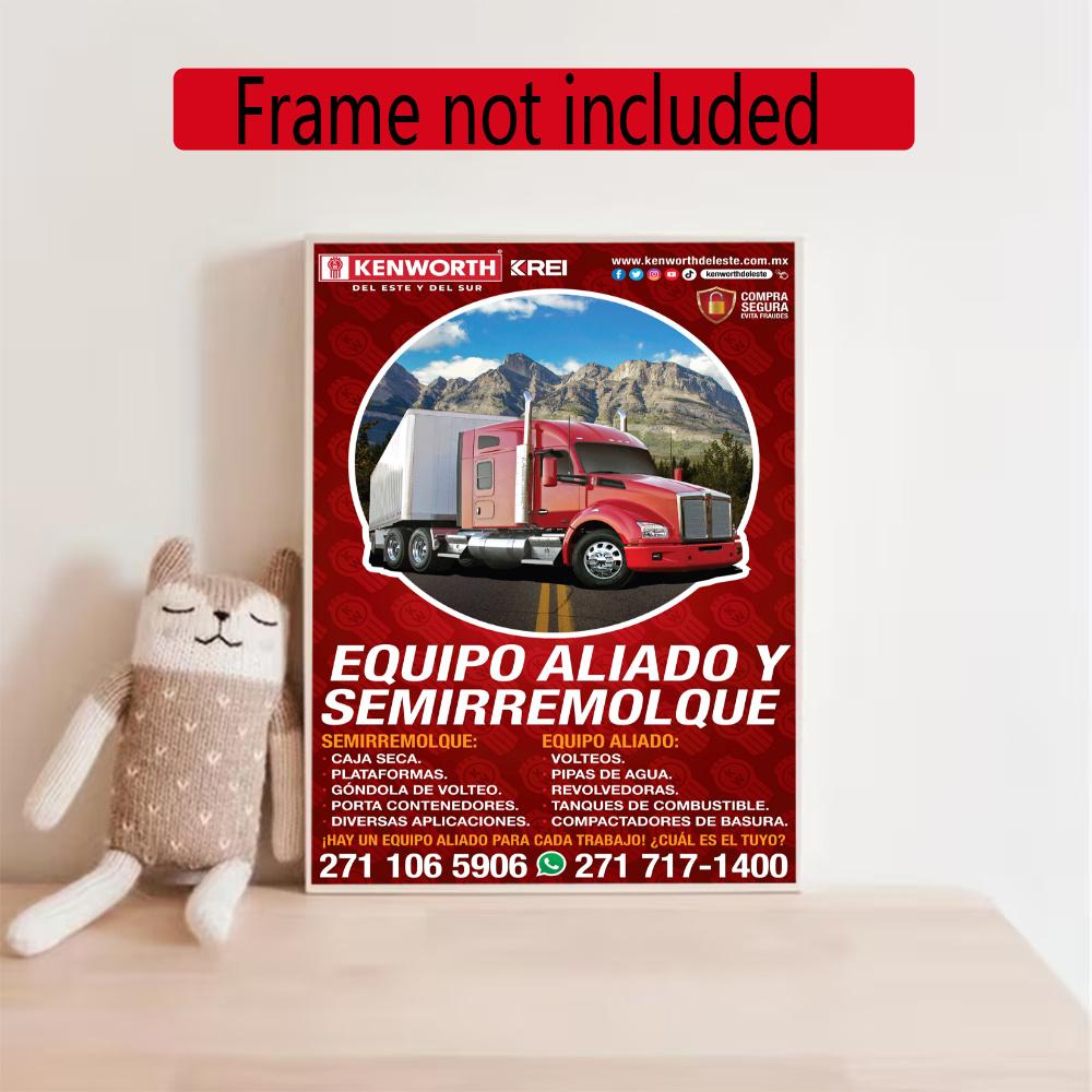 Kenworth 5D Diy Diamond Painting Round Diamond Mosaic Suitable For Beginners Diamond Painting Rhinestones Gift Frameless