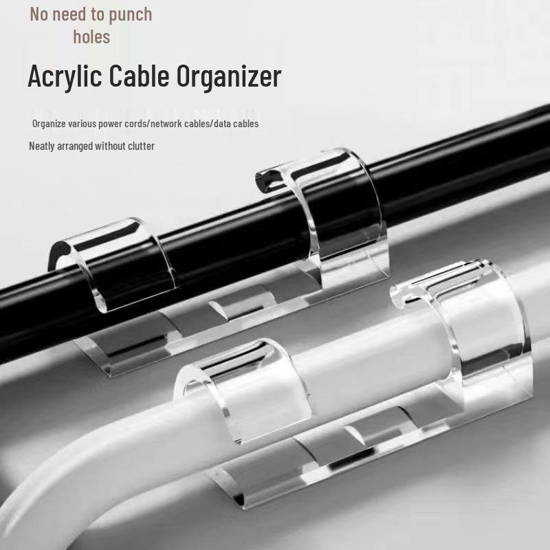 

Улучшенные самоклеящиеся зажимы-органайзеры для кабелей - Без гвоздей, не оставляющие следов зажимы для прокладки проводов для сетевых кабелей Large [Transparent]